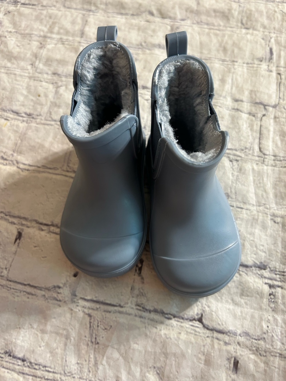 BEARPAW CHELSEA RAIN BOOTS FAUX FUR LINING PULLON WATERPROOF DURABLE SHELL 4